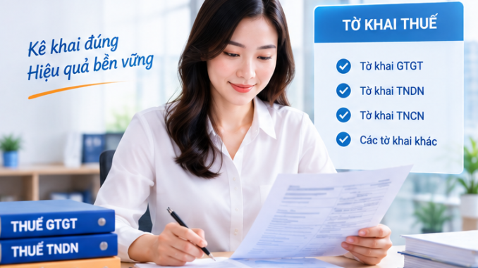 Tờ khai thuế là gì